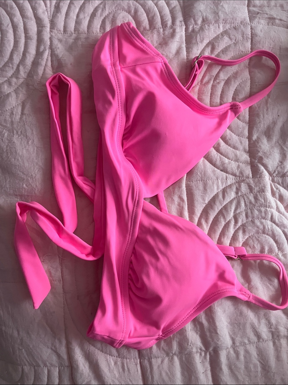 Hot Pink Bikini Top